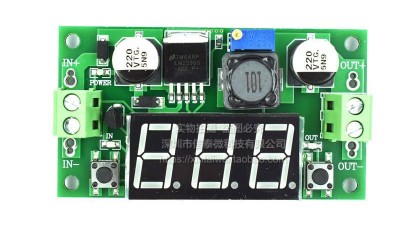 DC понижуючий з вольтметром 3A LM2596 (10541)