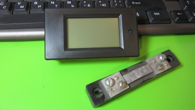 Ватметр вольтметр амперметр DC 6.5-100V 50A PEACEFAIR PZEM-051 з шунтом (10584)