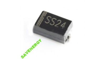 Діод Шотткі SS24 2А 40В SMD DO-214AA 10шт (10596)