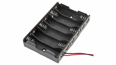 Батарейний відсік бокс кейс тримач6xАА (10598)