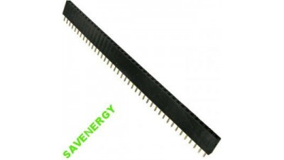 Планка роз'єми штирові PLS-40 40pin один ряд 2.54мм (10626)