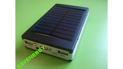 Power Bank 5*18650 2.1A ліхтар сонячна батарея 13000mAh (10632)