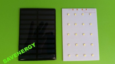 Power Bank 5*18650 2.1A ліхтар сонячна батарея 13000mAh (10632)