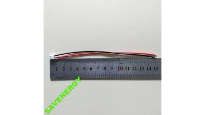 Кабель роз'єм FAN 2pin XH2.54-2P 0.78мм 15см 15A (10637)