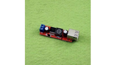 Понижуючий LM2596 DC 9/12/24 / 36V DC 5V 3A 2xUSB (10656)
