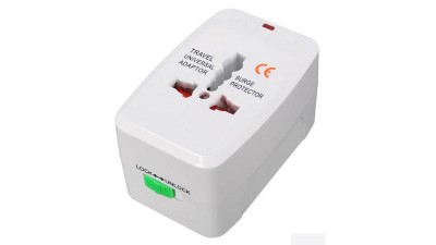 Мережевий дорожній універсальний адаптер розетки (10704)