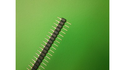 Планка штирьова на плату 40pin пряма цангова 2.54мм PLS-40 (10709)