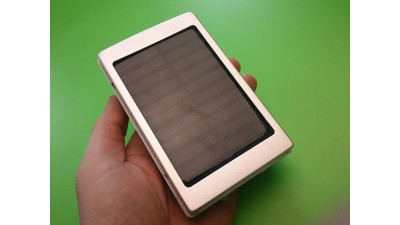 Power Bank 5*18650 2.1A ліхтар сонячна батарея 13000mAh (11000)