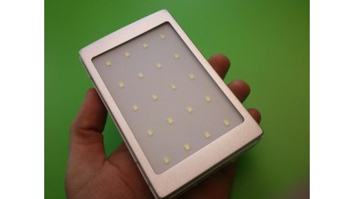 Power Bank 5*18650 2.1A ліхтар сонячна батарея 13000mAh (11000)
