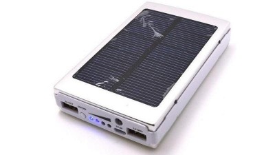 Power Bank 5*18650 2.1A ліхтар сонячна батарея 13000mAh (11000)