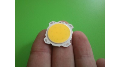 LED світлодіод радіатор COB 5W 15-18V 260mA 3500K (11016)