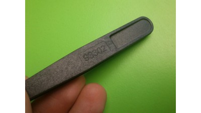 Пластиковий антистатичний гострий пінцет 93302 (11061)