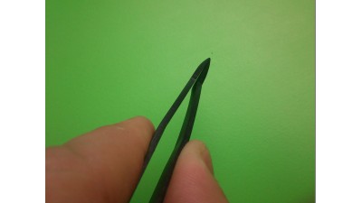 Пластиковий антистатичний гострий пінцет 706 (11064)