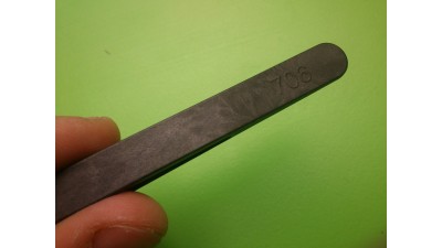 Пластиковий антистатичний гострий пінцет 706 (11064)