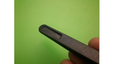 Пластиковий антистатичний гострий пінцет 93303 (11065)