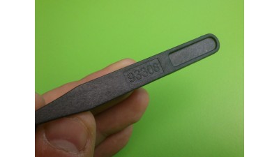 Пластиковий антистатичний гострий пінцет 93308 (11066)