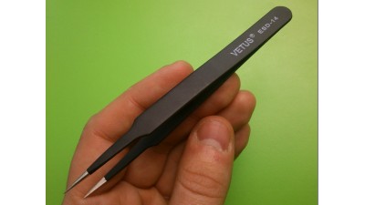 Пінцет антистатичний антимагнітний Vetus ESD-14 (11077)