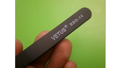 Пінцет антистатичний антимагнітний Vetus ESD-14 (11077)