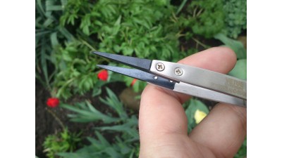 Пінцет стальний антистатичний ESD-259 (11083)