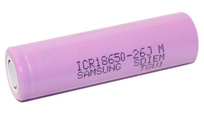 Акумулятор Li-Ion ICR18650-26F 2600mAh Samsung (11195)
