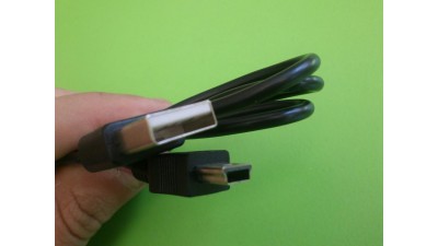 Кабель data для зарядки mini USB 7мм 80см (11200)