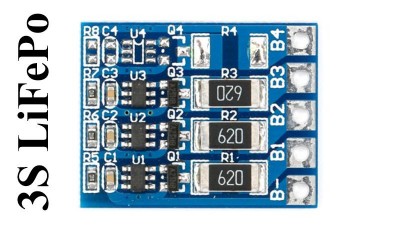 Плата балансування балансир акумуляторів LiFePo 3*3.6V (11286)