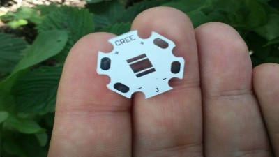 LED радіатор світлодіодів CREE T6 20мм (11330)