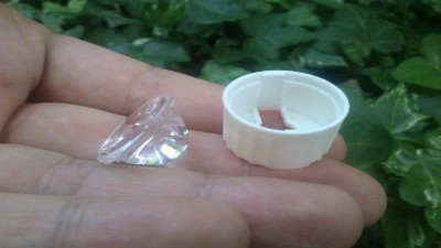 LED лінза світлодіода об'єктив 45 градусів (11365)