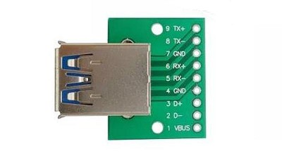Роз'єм гніздо USB 3.0 на платі Arduino (11378)