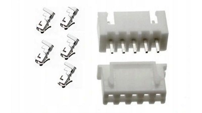 Роз'єм 5pin гніздо штекер з контактами XH2.54-5P (11383)