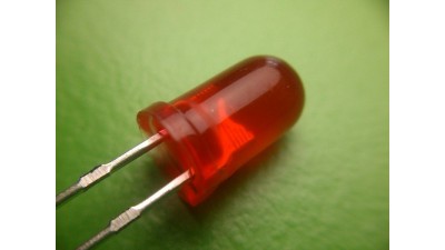 Світлодіод LED F5 червоний (11412)