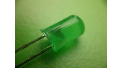Світлодіод LED F5 Green зелений 10шт (11413)