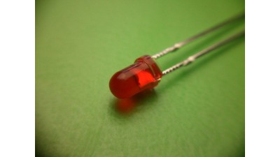 Світлодіод LED F3 RED червоний 10шт (11423)