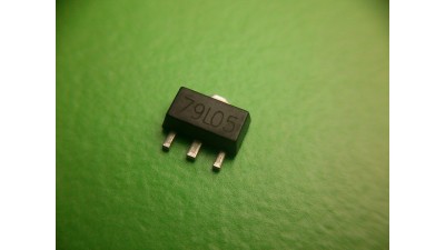 Мікросхема 79L05 7905 5V SMD SOT-89 2шт (11430)