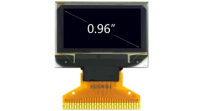 Дисплей OLED модуль SSD1306 I2C 0.96 128x64 синій (11453)