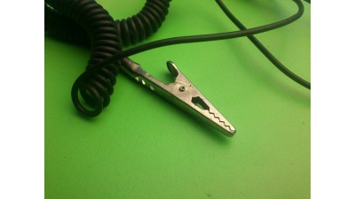 Кабель крокодил для антистатичного килимка (11501)