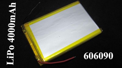 Акумулятор LiPo 3.7V 4000mAh 606090 60*90*6мм (11503)
