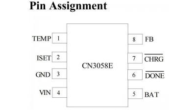 Чіп мікросхема CN3058E під LiFePO4 (11520)