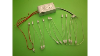 Набір світлодіодів LED 20x0.5W 3000K з драйвером (11532)