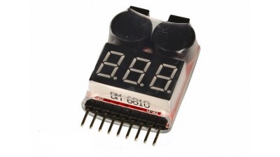 Сигналізатор розряду 1-8 Li-Po Li-Ion Li-Mn Li-Fe (11547)