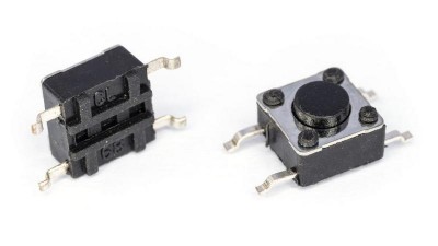 Кнопка мікровимикач 4 контакту 6х6х5мм 10шт (11597)