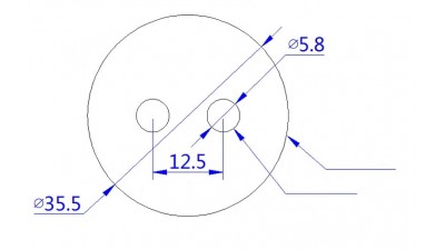 Плата захисту суперконденсатора іоністори 2.7V 500F (11639)