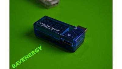 USB тестер-вимірювач струму напруги (11695)