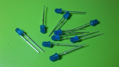 Светлодіод SMD F5 синій колір 10шт (11743)