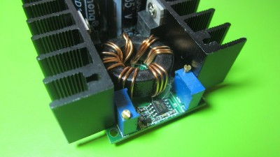 LED драйвер зарядка підвищуючий 10A 35V 100W (11788)