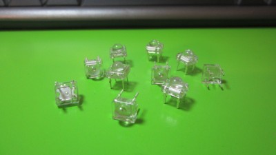 LED світлодіод F5 піранья білий 10шт (11883)