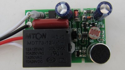 Датчик реле звуку руху для освітлення 100-200W (11902)