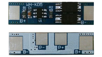 Плата захисту заряду розряду BMS 1 x LiFePo 3.2V 5A (11907)