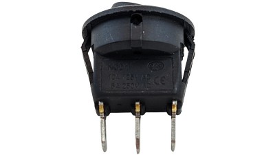 Переключатель монтажний без підсвітки KCD1-2 250V 6A (12025)