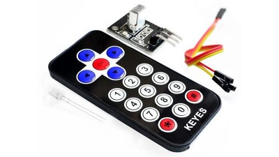 Інфрачервоний приймач управління 38 кГц з пультом Arduino (12050)